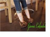 Peep toe oncinha S029